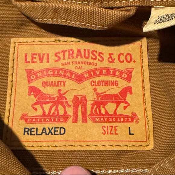 Levi”s Men's Brown Denim Jacket - Picture 3 of 3